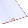 Plastic Jelly Flower Wrapping Papers with Rose Gold Border