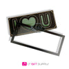 Folding I Love You Flower Box with Liner and Foam