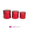 Round Flower Boxes set of 3