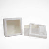 Velvet Square Flower Box with Window Set of 2