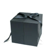 Square Flower Box with Heart Shape Container and Drawer Enclosed With Liners And Foams