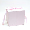 Square Flower Box with Heart Shape Container and Drawer Enclosed With Liners And Foams