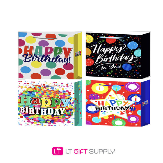 Wide Bag(Horizontal) PREMIUM GIFT BAGS: SAY "HAPPY BIRTHDAY"