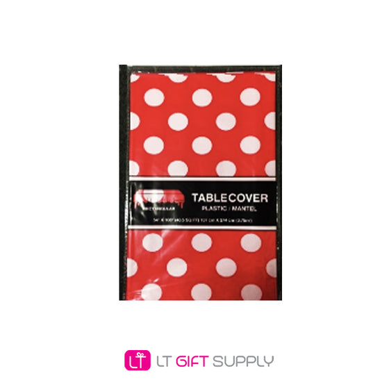 Rectangular Polka Dots Table Covers 108" x 54"