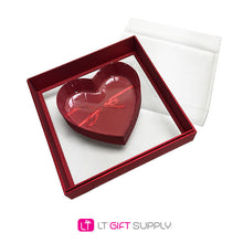  Transparent Hard Plastic Square Flower Box With Heart Shape In The Middle