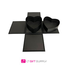  Square Surprise Box  with Double Layer Hearts