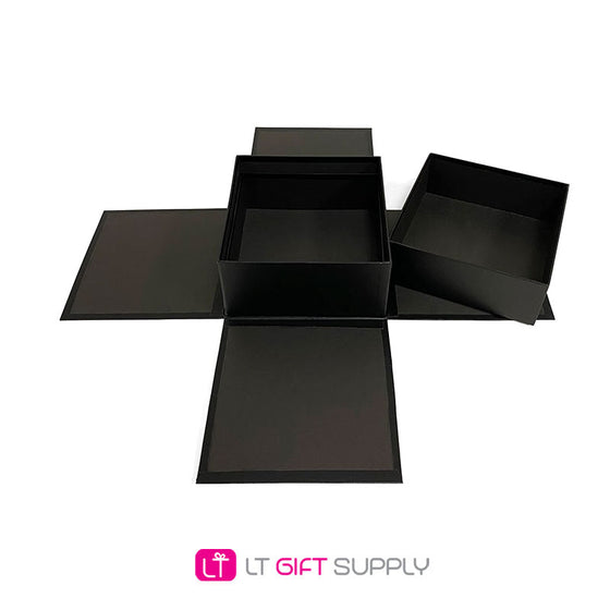 Square Surprise Box  with Double Layer Square Containers