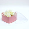 Clear Lid Heart Shape Flower Box